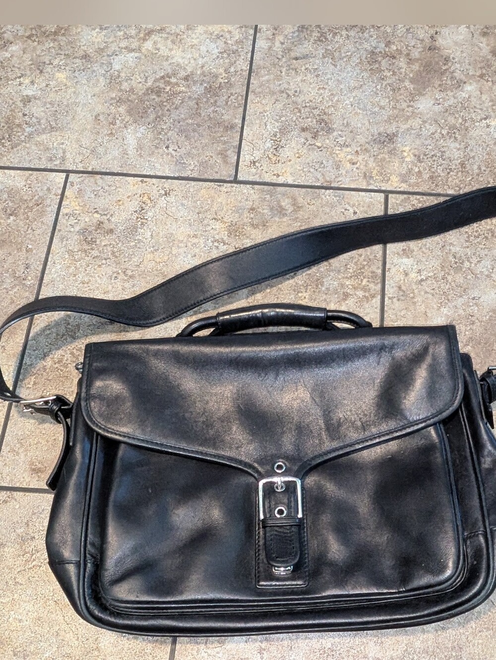 Coach Logan Leather Briefcase 5238